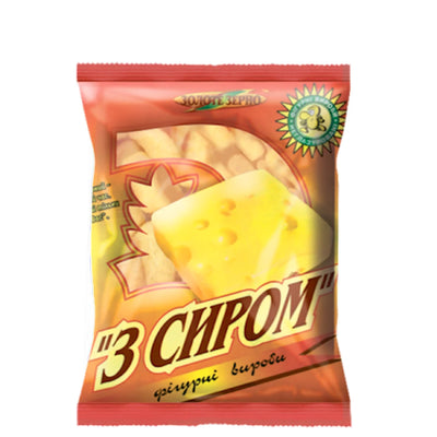 CORN SNACK W/CHEESE 60/50GR ZOLOTE ZERNO N105