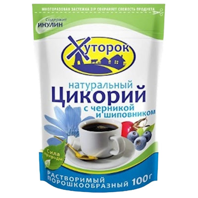 CHICORY POWDER W/ROSEHIP&BLUEBERRY BABUSHKIN HUTOROK 12/100GR N10435 RUSSIA