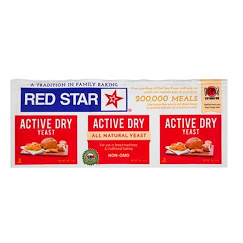 YEAST ACTIVE DRY KOSHER 18/3/7GR RED STAR USA N00095(2)