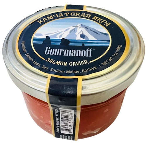 CAVIAR RED KAMCHATSKAYA 1/198GR GLASS GOURMANOFF NC207(30)