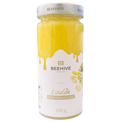 HONEY LINDEN 8/550GR GLASS BEEHIVE UKRAINE #16