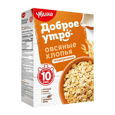 OATMEAL FLAKES TRADITIONAL 6/400GR UVELKA NA850