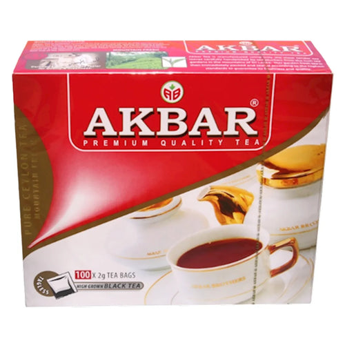 TEA AKBAR BLACK PREMIUM QUALITY 12/(100X2GR) SRI-LANKA