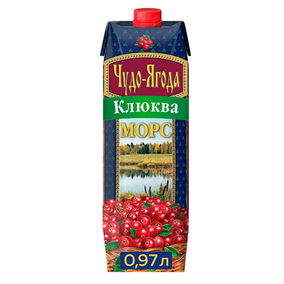 MORS CRANBERRY 12/970ML CHUDO-YAGODA