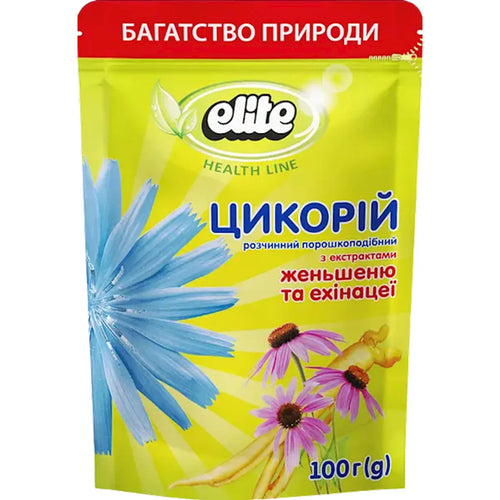 CHICORY POWDER INSTANT W/GINSENG&ECHINACEA 12/100GR ELITE