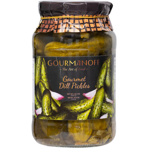 PICKLES DILL PREMIUM CAUCASIAN STYLE 6/1L GOURMANOFF N90