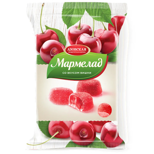 MARMELADE W/CHERRY FLAVOR 12/300GR AZOVSKAYA