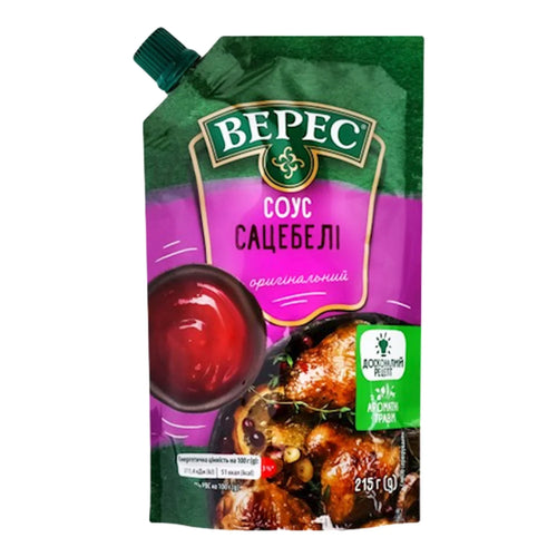 SAUCE SATSEBELI ORIGINAL 12/215GR VERES UKRAINE