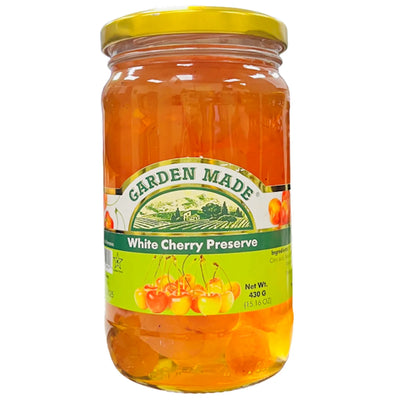 PRESERVE WHITE CHERRY 12/430GR GARDEN MADE N24