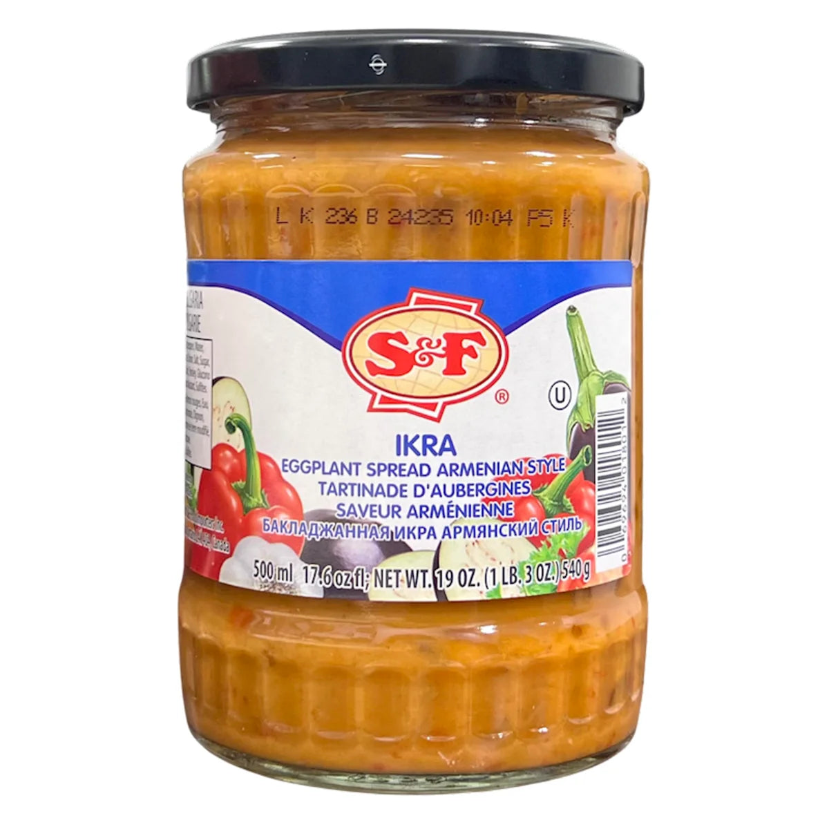 EGGPLANT SPREAD ARMENIAN STYLE 12/500ML S&F