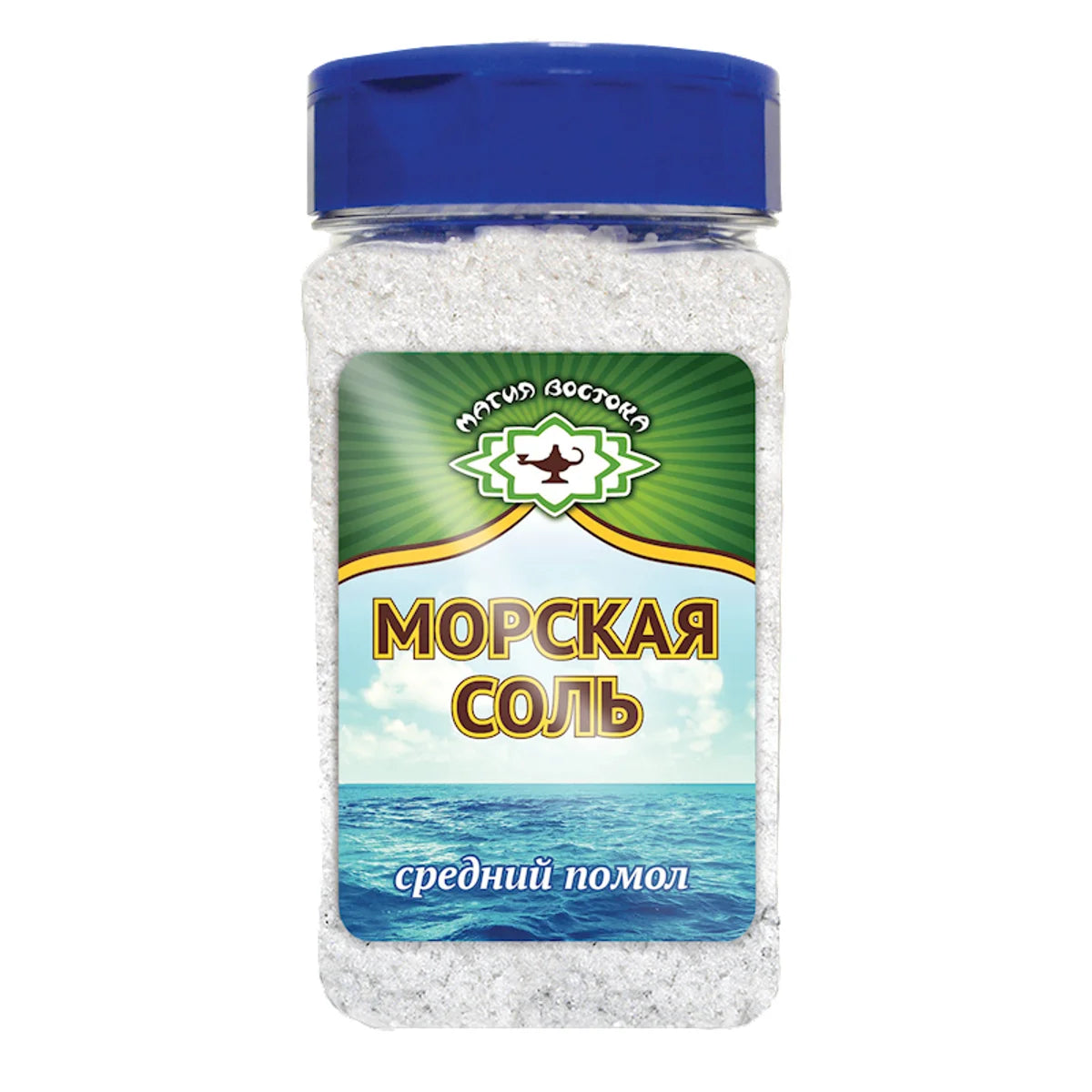 SEA SALT MEDIUM GRIND IODIZED 6/410GR MAGIYA VOSTOKA N34817