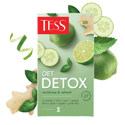 TEA GET DETOX GREEN 12/(20X1.5GR) TESS 1669-12