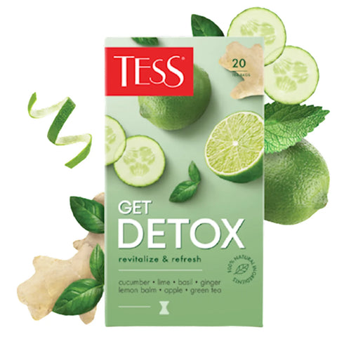 TEA GET DETOX GREEN 12/(20X1.5GR) TESS 1669-12