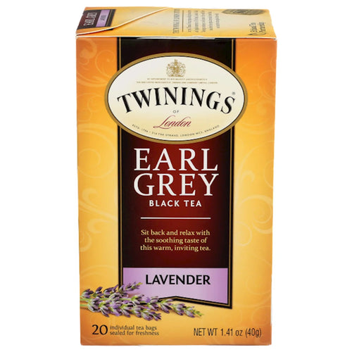 TEA TWININGS BLACK EARL GREY LAVENDER 6/(20X2GR) N3540