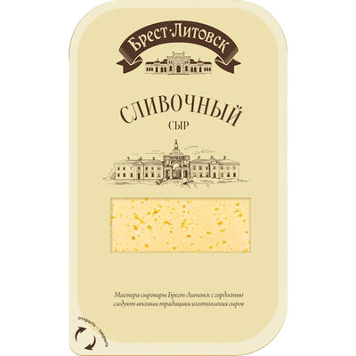 CHEESE SLIVOCHNIY 50% SLICED 8/130GR BREST LITOVSK N4552