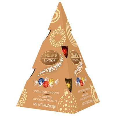 XMAS CHOCOLATE BOX ASSORTED TREE 6/108GR LINDT N45303L