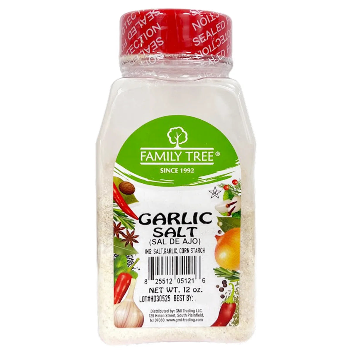 GARLIC SALT 12/13OZ FAMILY TREE