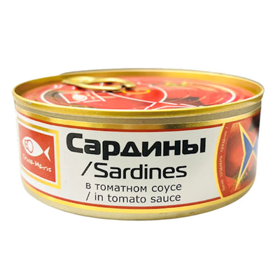 SARDINES ATLANTIC IN TOMATO E/O STELLA MARIS 24/240GR GAMMA-A KOSHER