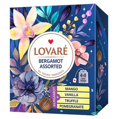 TEA BERGAMOT ASSORTED 7/(32X2GR) LOVARE