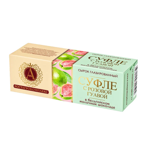 CHEESE BAR SOUFFLE PINK GUAVA IN MILK CHOCOLATE 15% 12/40GR ROSTAGROKOMPLEX