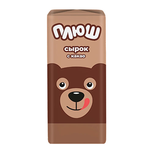 CHEESE BAR GLAZED PLUSH CHOCOLATE 18% 28/45GR BEREZKA N2842