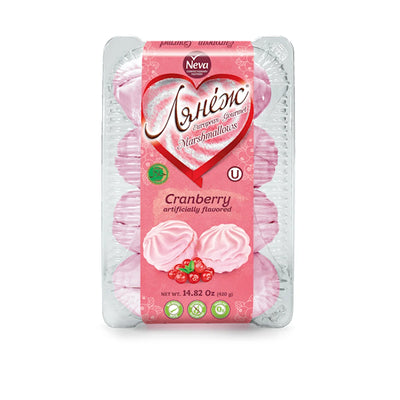 MARSHMALLOW CRANBERRY LA NEIGE 9/420GR NEVA N24