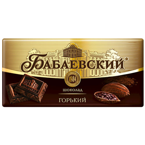 CHOCOLATE BAR BITTER 19/75GR BABAEVSKIY(4)