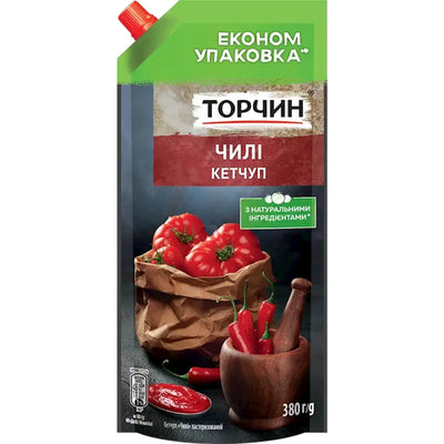 KETCHUP CHILI 25/380GR TORCHYN UKRAINE