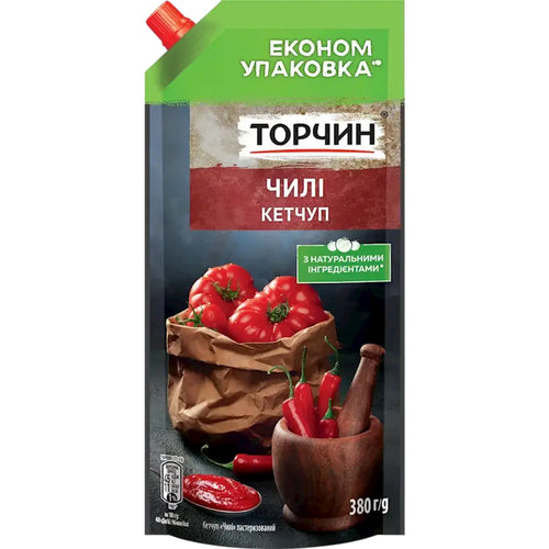 KETCHUP CHILI 25/380GR TORCHYN UKRAINE