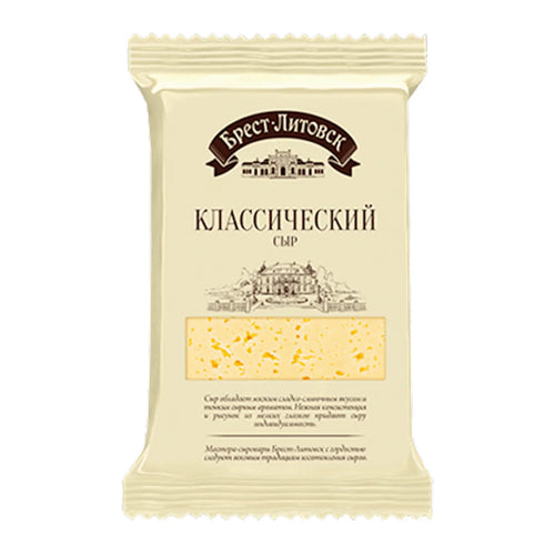 CHEESE CLASSIC 45% CHUNK 10/200GR BREST LITOVSK BELARUS N1922