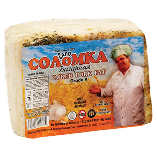 SALO W/GARLIC BAZARNOE BY LB CHUNK SOLOMKA