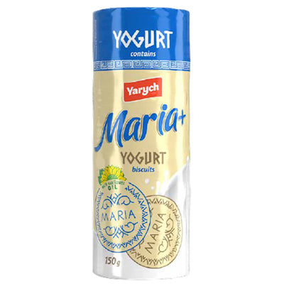 BISCUITS MARIA W/YOGURT 35/150GR YARYCH UKRAINE