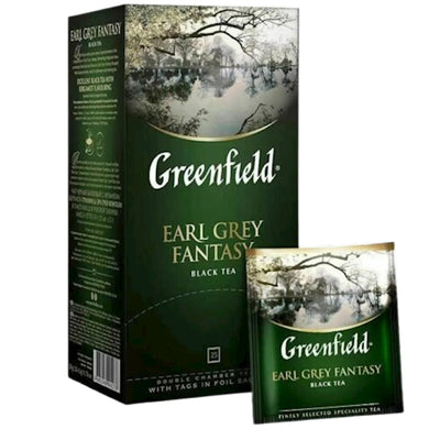 TEA BLACK EARL GREY FANTASY 10/(25X2GR) GREENFIELD  0427-10