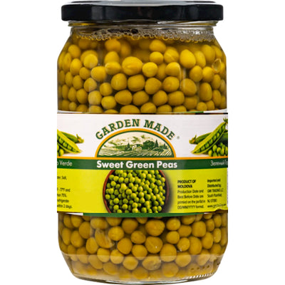 GREEN PEAS SWEET JAR 8/680GR GARDEN MADE N99