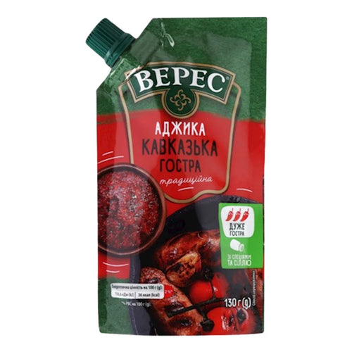 SAUCE SPICY&SALTY HOT 16/130GR TETRA PACK VERES UKRAINE
