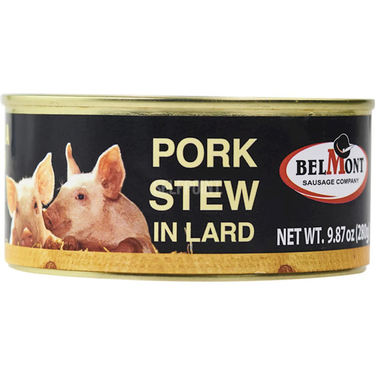 TUSHONKA PORK STEW IN LARD EASY OPEN 24/280GR BELMONT N75070