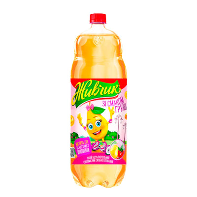 SOFT DRINK ZHIVCHIK PEAR 6/2L OBOLON