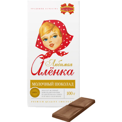 CHOCOLATE BAR LUBIMAYA ALENKA  20/100GR KOMMUNARKA N191