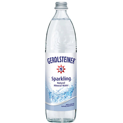 SPARKLING NATURAL MINERAL WATER GEROLSTEINER 15/750ML N50803
