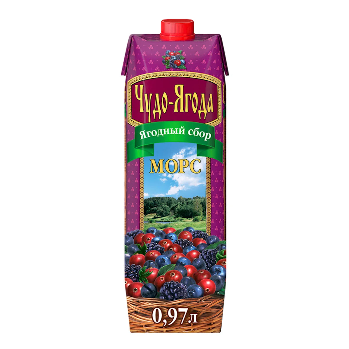 MORS BERRY MIX 12/970ML CHUDO-YAGODA