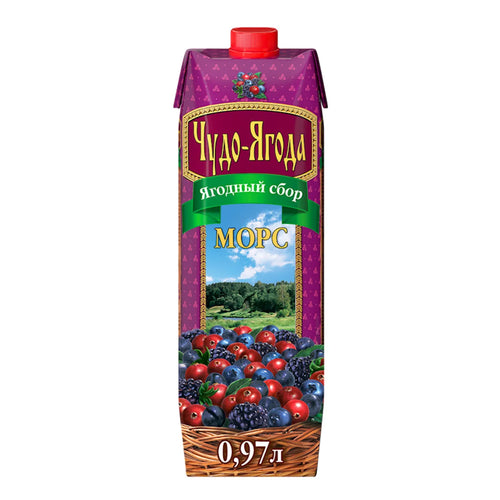 MORS BERRY MIX 12/970ML CHUDO-YAGODA