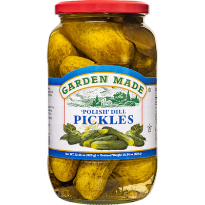 POLISH DILL PICKLES 12/920ML GARDEN MADE N6892