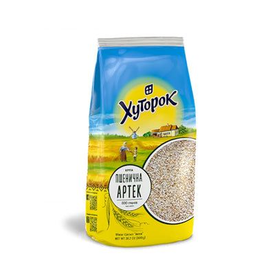 WHEAT GROATS ARTEK 20/800GR HUTOROK UKRAINE