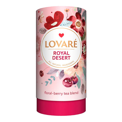 TEA ROYAL DESSERT TUBE 10/80GR LOVARE