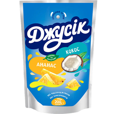 JUICE DRINK PINEAPPLE&COCONUT 10/0.2L JUICIK UKRAINE N445
