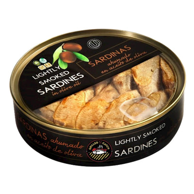 LIGHTLY SMOKED BRISLING SARDINES IN OLIVE OIL E/O 10/160GR BRIVAIS VILNIS (4) N6808