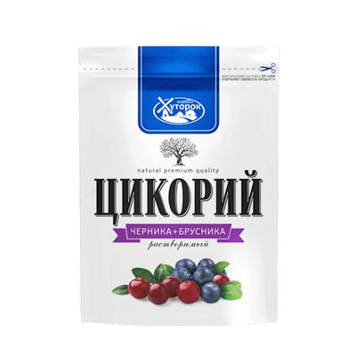 CHICORY POWDER W/BLUEBERRY&LINGONBERRY BABUSHKIN HUTOROK 12/100GR N10496 RUSSIA