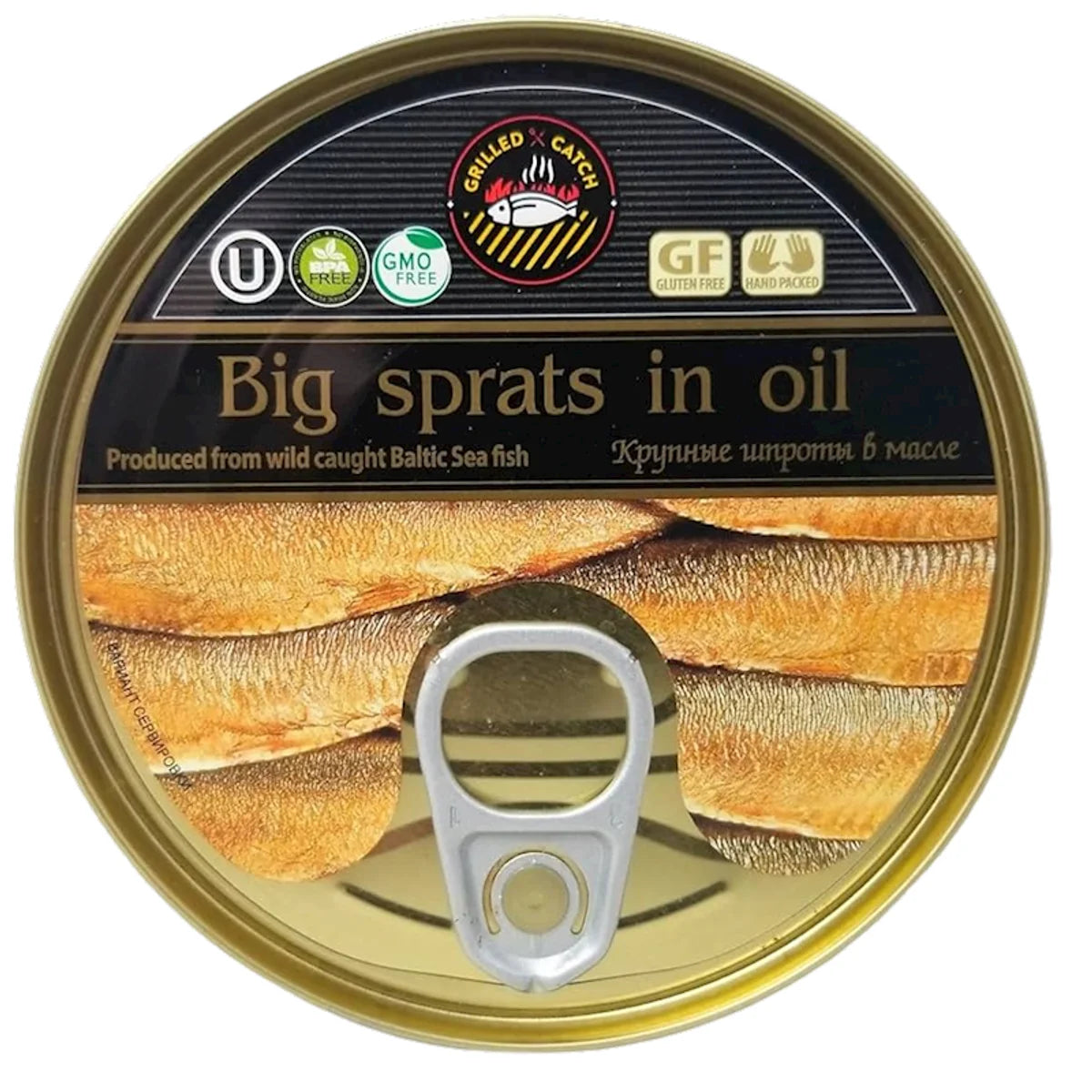 SPRATS BIG SMOKED IN OIL E/O 24/240GR BRIVAIS VILNIS
