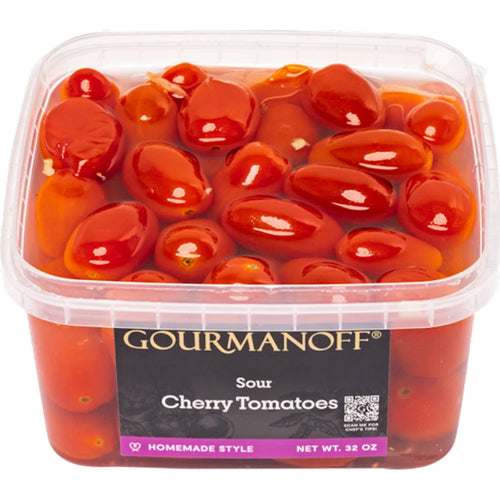 TOMATOES SOUR CHERRY 8/32OZ GOURMANOFF PRE-ORDER ONLY