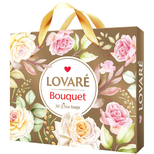 TEA BOUQUET ASSORTED 30PC 10/52.5GR LOVARE